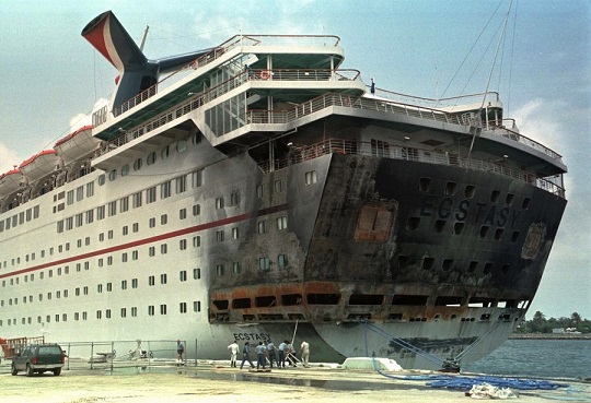 Carnival Cruise Ship Fire - Ecstasy